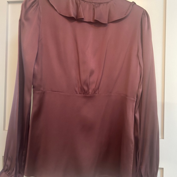 Rebecca Taylor mauve silk blouse - Picture 2 of 3